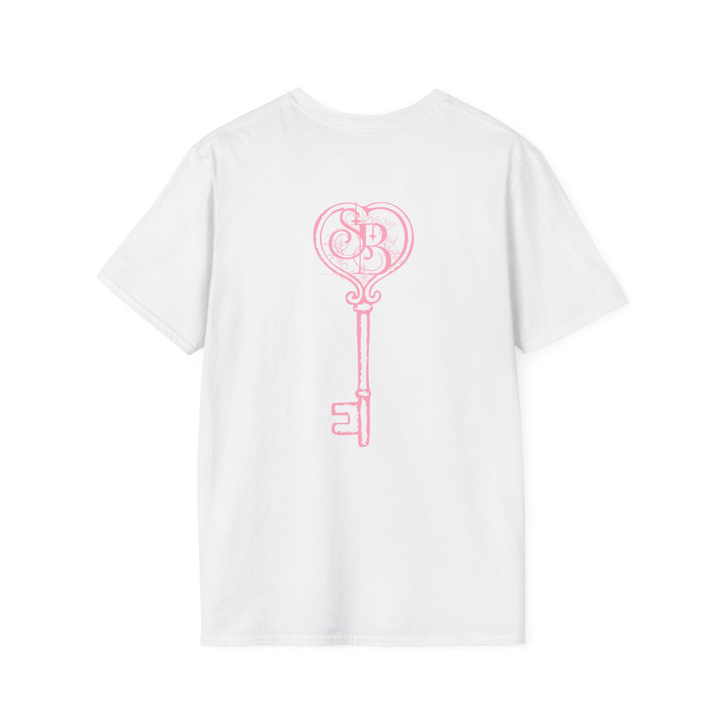 Sabina Beyli - Script Logo & Key - T-shirt (front & Back design)