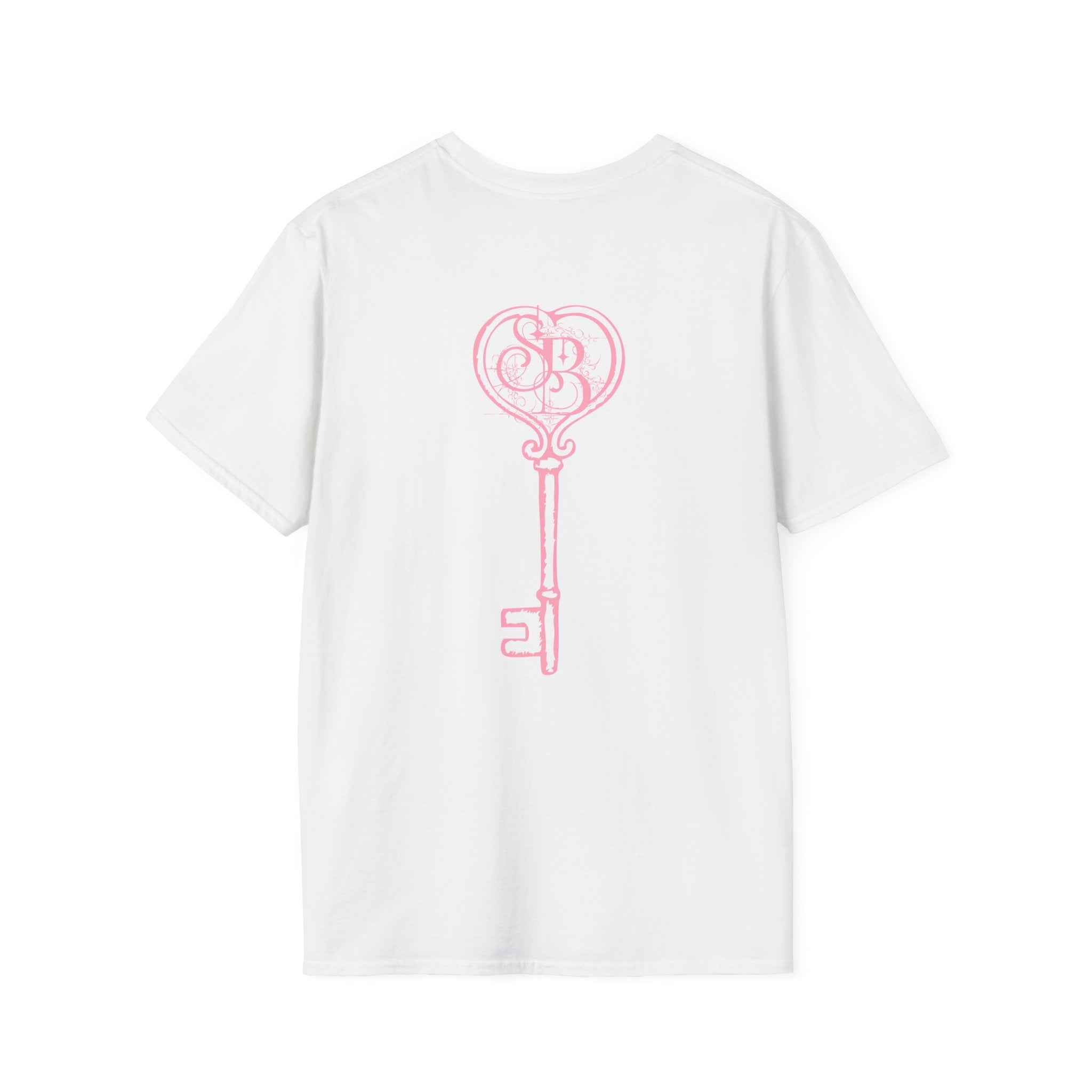 Sabina Beyli - Script Logo & Key - T-shirt (front & Back design)
